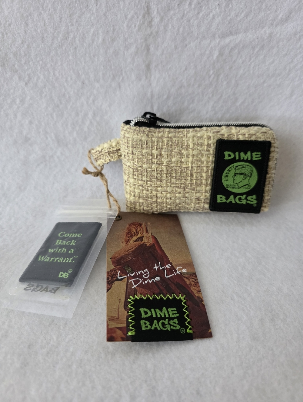 5 Inch Dime Bags Tan Padded Pouch